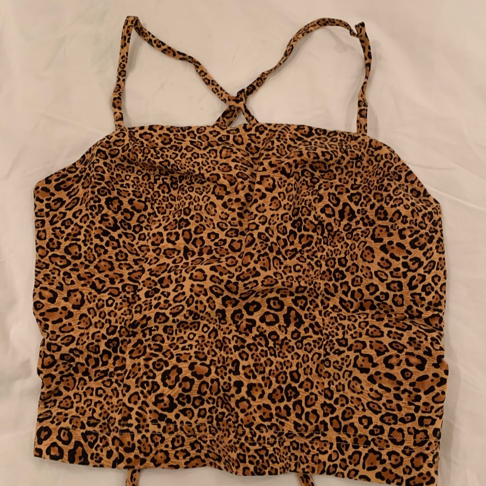 Urban Outfitters Cheetah Print Tank Top